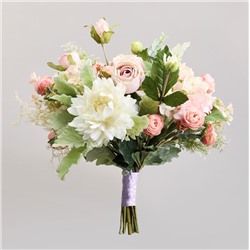 ЦВЕТОЧНАЯ КОМПОЗИЦИЯ  "РОМАНТИКА" ШИРИНА 40 см*ВЫСОТА 40 см- БЕЗ УПАКОВКИ