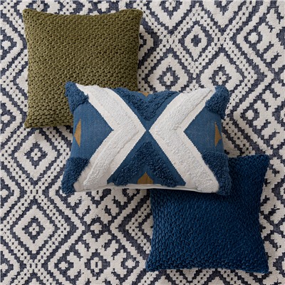 Подушка декоративная с объемным узором из коллекции Ethnic, 40х60 см