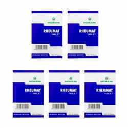 Набор Ревмат (5 x 100 таб), Rheumat Tablets Set, произв. Nagarjuna