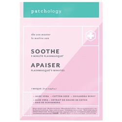 Patchology FlashMasque Soothe 5 Minute Sheet Mask Maske Masken, 21 мл