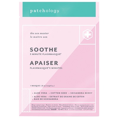 Patchology FlashMasque Soothe 5 Minute Sheet Mask Maske Masken, 21 мл