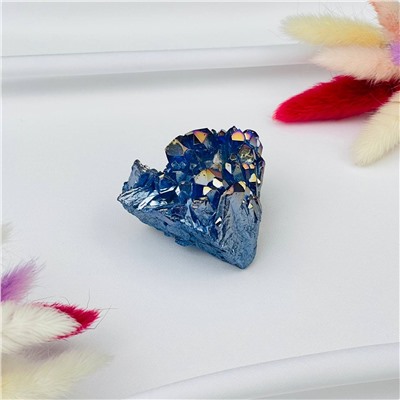 Радуга Самоцветов Друза из Горного Хрусталя (титан.покрытие)