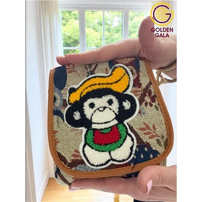 Сумка детская мягкая из гобелена с апликацией