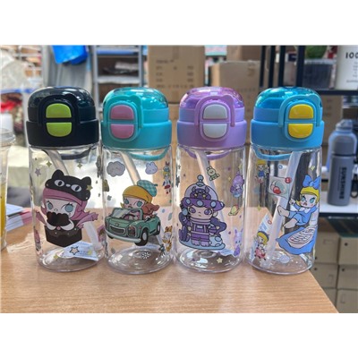 Бутылка для воды детская 500 мл (в ассортименте) (3540)
