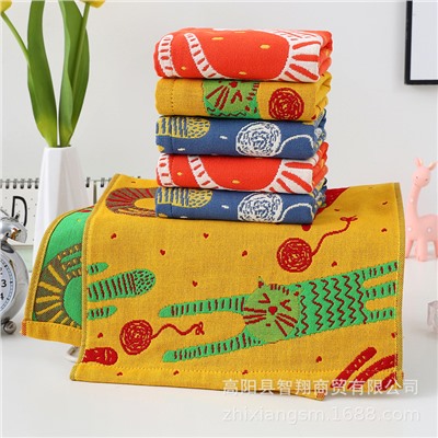 Creative gauze children's towel, scarf for kindergarten, wholesale