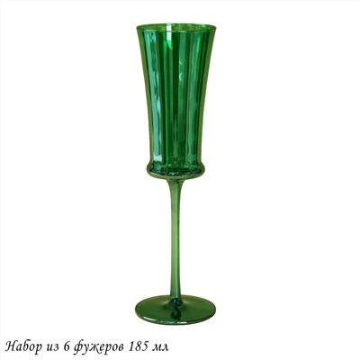 584-025 Набор из 6 фужеров 185мл в под.уп.(х4)Стекло