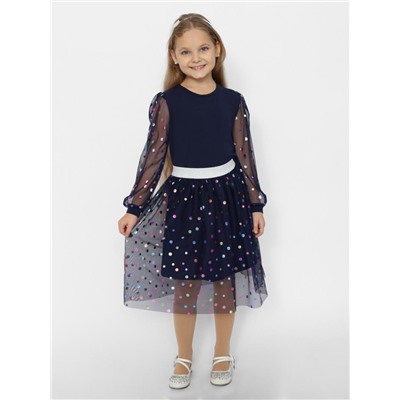 Юбка для девочки Cherubino CWKG 70406-41 Темно-синий