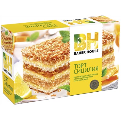 Торт Сицилия Baker House 350 гр. 1/8