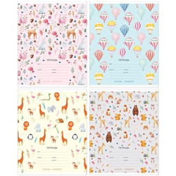 Тетрадь 12л., клетка Greenwich Line "Lovely forest", 80г/м2