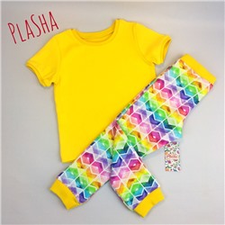 Арт. 850 Пижама "Радужная геометрия"