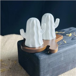 235-096 Набор солонок на подставке TROPICAL в под.уп.(х36)Фарфор