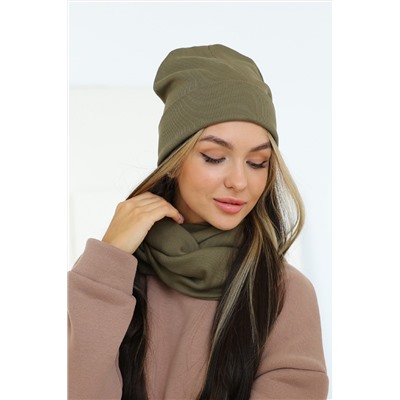 Шапка 25-608L11 хаки
