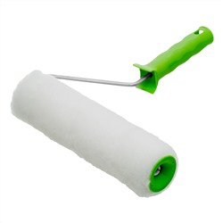 Валик "Искусственный мех" с ручкой, 250 мм,ворс 15 мм, D 48 мм, D ручки 6 мм, полиэстер Сибртех