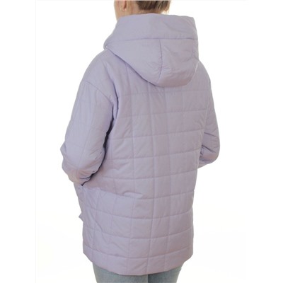 9607 LILAC Куртка стеганная демисезонная женская (100 гр. холлофайбер)