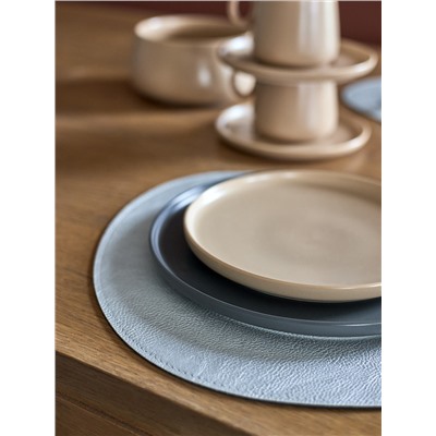 Набор из 2-х двухсторонних сервировочных салфеток Drop, 33х41 см, синий/светло-серый