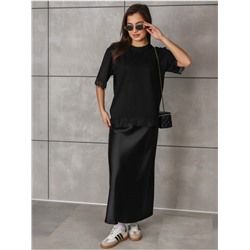 Футболка "Лейс" черный женская