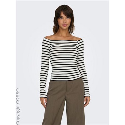 Onlglamour L/S Boat Neck