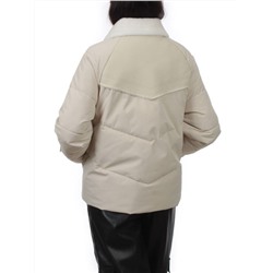 S24-163 BEIGE Куртка демисезонная женская (100 гр. холлофайбер)