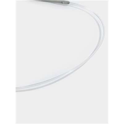 Спицы круговые, для вязания, с тефлоновым покрытием, с пластиковой леской, d=4.5 мм, 14/80 см