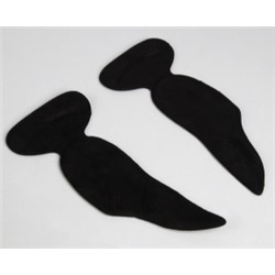 4291983 Подпяточники (текст, силикон) с пяткоудерж на кл основе 20,5*9см (пара) черн.