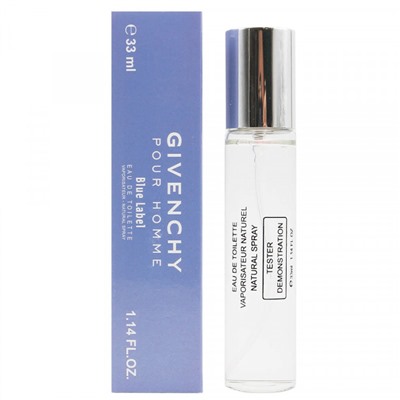 Tester Givenchy Pour Homme Blue Label 33 ml