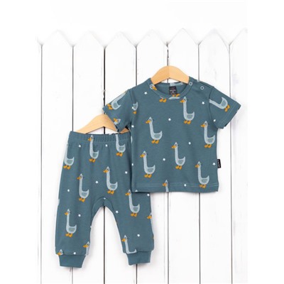 Брюки для мальчика Baby Boom П47/64-И я730 Гуси