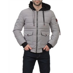 2172 GRAY Куртка мужская зимняя облегченная (150 гр. холлофайбер)