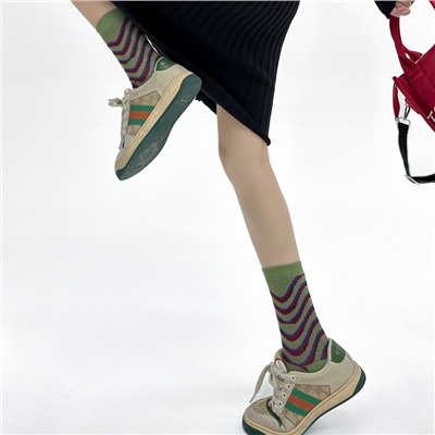 Japanese retro demi-season knee socks, mid-length, British style