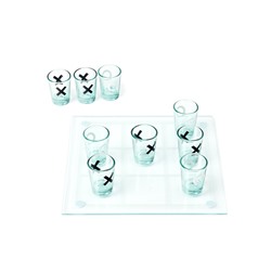 Игра "Пьяные Крестики-нолики", 9 стопок, доска 20 х 20 см