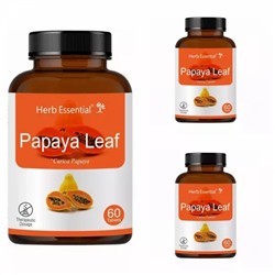 Набор Папайя (3 x 60 таб, 500 мг), Papaya Set, произв. Herb Essential