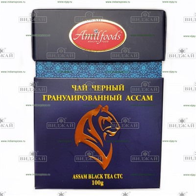 Чай чёрный гранулированный ассам "Amilfoods"