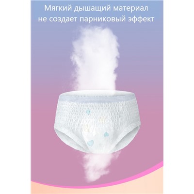 Одноразовые менструальные послеродовые трусы для обильных выделений , 3 шт.  РАЗМЕР XL ( Обхват бедер 80-115 см.)