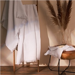 Полотенце вафельное SL HOME: Boho "Блан де Блан" 50х90 см, 100% хлопок, 300 г/м2