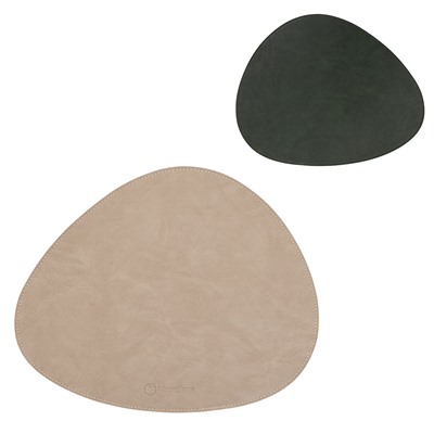 Салфетка сервировочная Drop, 33х41 см, зеленая/бежевая