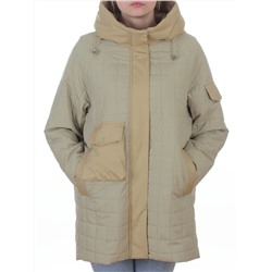 9608 LT. GREEN (OLIVE) Куртка стеганная демисезонная женская (100 гр. синтепон)