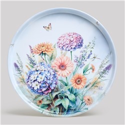 ПОДНОС СЕРВИРОВОЧНЫЙ AGNESS "FLORAL EDEN" 33*2,1 СМ