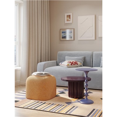 Ковер из хлопка по мотивам нанайских орнаментов из коллекции Cultural Heritage, 160х230 см