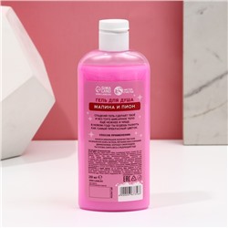 Гель для душа «Дед - Мороз, а ты Баба-огонь!», 250 мл, аромат малины и пионов, Чистое счастье