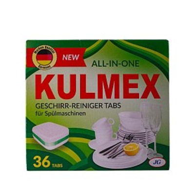 Таблетки д/посудомойки KULMEX Dishwashing Tabs All in one 20г*36шт /12