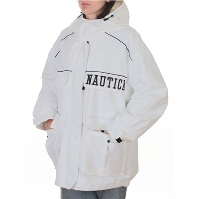3101 WHITE Куртка демисезонная женская (100 гр. холлофайбер)