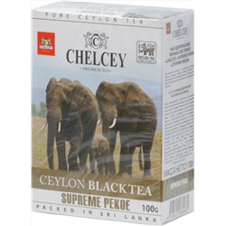 CHELCEY. SUPREME PEKOE черный 100 гр. карт.пачка