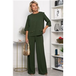 Костюм трикотажный Альберта (темно-зеленый) К14342-10М