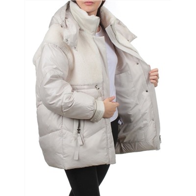 350-X28 LT. BEIGE Куртка зимняя женская (200 гр. холлофайбер)