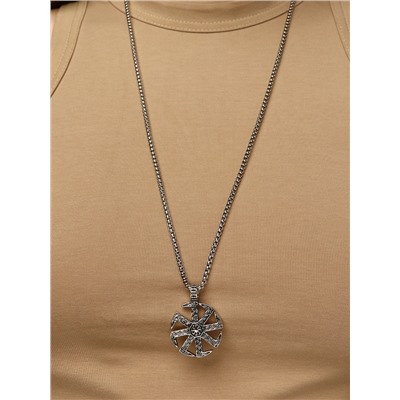 Кулон унисекс «Светоч», цвет чернёное серебро, 60 см