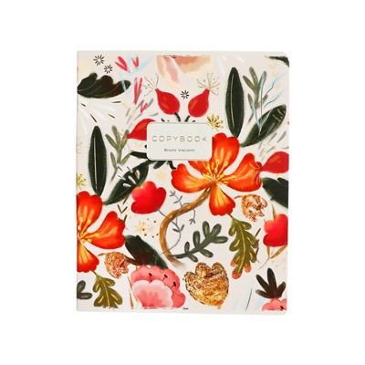 Тетрадь 48л кл BLOOM FLOWERS, МИКС