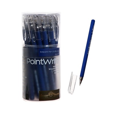 Ручка шариковая BrunoVisconti PointWrite NAVY, 0.38мм, стерж/син