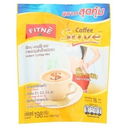 Fitne Экономичный Кофе с L-Карнитином Растворимый 11 гр х 18 шт
