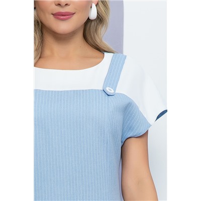 Платье "Олимпия" (голубая полоска) П5576