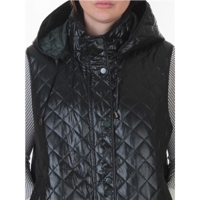 802 DK. GREEN Жилет утепленный женский (50 гр. синтепон)