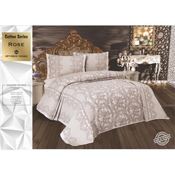Жаккардовое Покрывало 240x260 см с 2-мя Наволочками 60x80 см Cotton Seri - My Bed